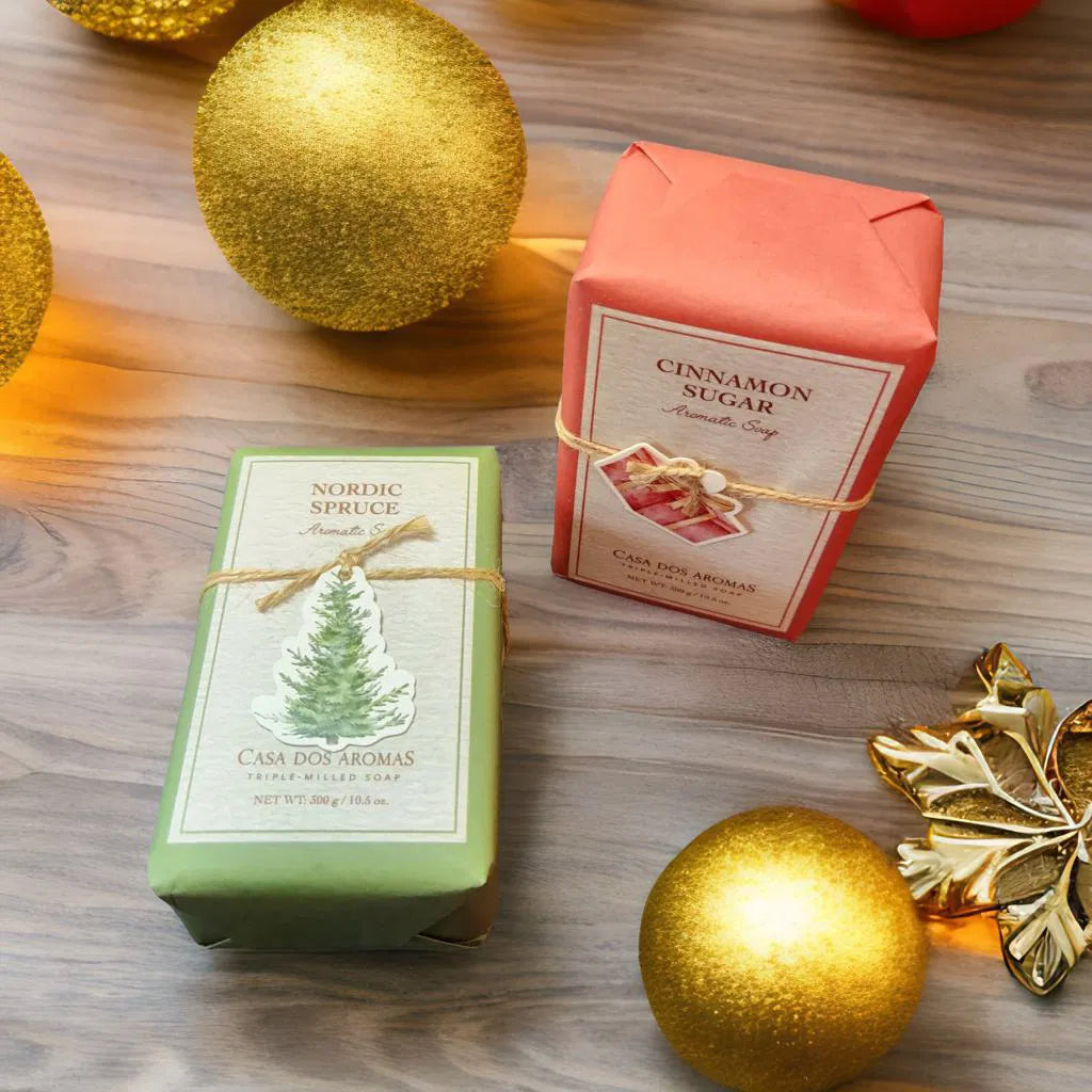 Nordic Spruce and Cinnamon Sugar Aromatic Soap